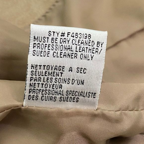 VINTAGE 1990s B Lucid Boho Fringed Suede Jacket - Picture 7 of 8